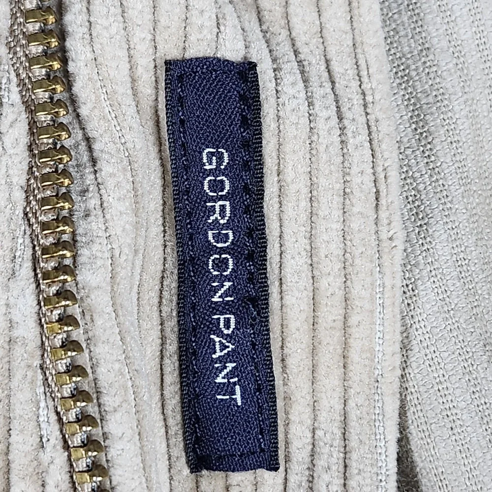 Polo Ralph Lauren Gordon‎ Corduroy Pants Mens 42x32 Beige Pleated  Classic